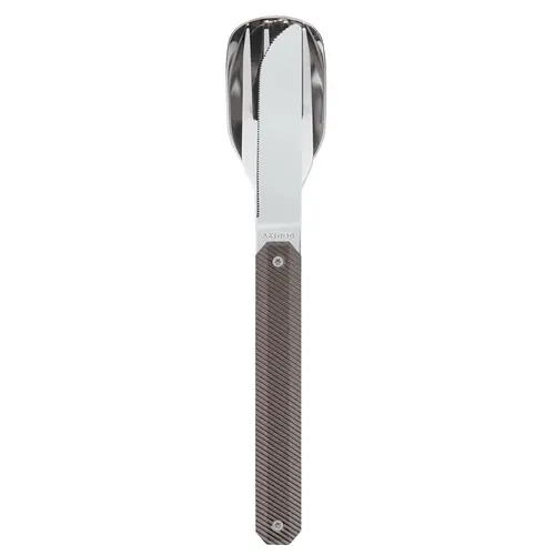 Set de masă Akinod Straight Cutlery 12H34, aluminiu gri închis - 1