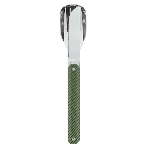 Set de masă Akinod Straight Cutlery 12H34, aluminiu kaki - 1