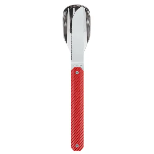 Set de masă Akinod Straight Cutlery 12H34, aluminiu roșu - 1