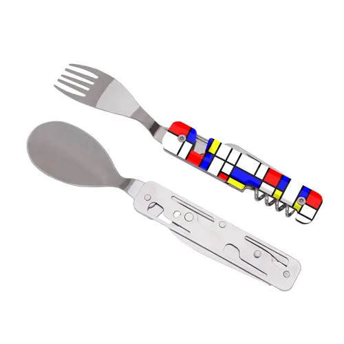 Комплект за хранене Akinod Multifunction Cutlery 13H25, Abstraction