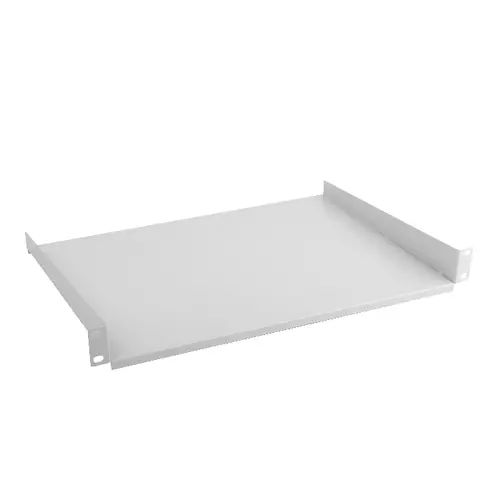 Аксесоар, Lanberg 19" fixed shelf 1U / 483x315mm, max load capacity up to 20kg, grey