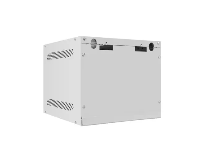 Комуникационен шкаф, Lanberg rack cabinet 10" wall-mount 4U / 280x310 for self-assembly (flat pack), grey - image 5