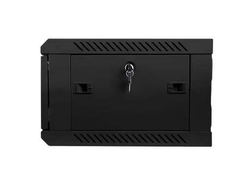 Комуникационен шкаф, Lanberg rack cabinet 19" wall-mount 4U / 600x450 for self-assembly (flat pack), black - image 3