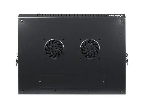Комуникационен шкаф, Lanberg rack cabinet 19'' wall-mount 12U / 600x450 for self-assembly (flat pack), black - image 3