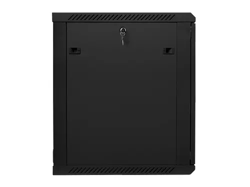 Комуникационен шкаф, Lanberg rack cabinet 19" wall-mount 15U / 600x600 for self-assembly (flat pack), black - image 3