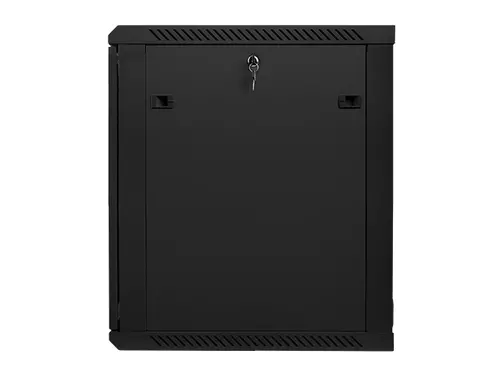 Комуникационен шкаф, Lanberg rack cabinet 19" wall-mount 15U / 600x600 for self-assembly (flat pack), black - image 4
