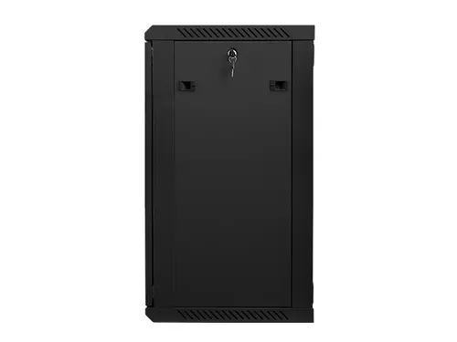 Комуникационен шкаф, Lanberg rack cabinet 19" wall-mount 18U / 600x450 for self-assembly (flat pack), black - image 4