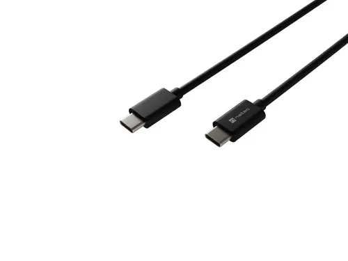 Кабел, Natec USB-C(M) -> USB-C (M) 2.0 cable 1m pd 100w Black - image 1
