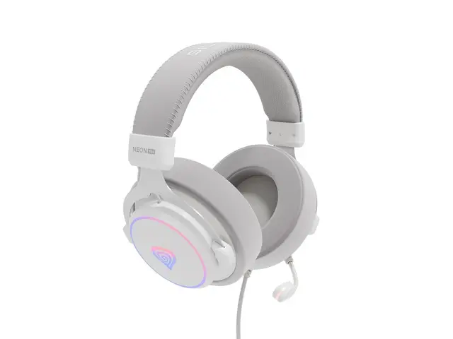 Слушалки, Genesis Headset Neon 764 with microphone, RGB illumination, USB, White - image 3