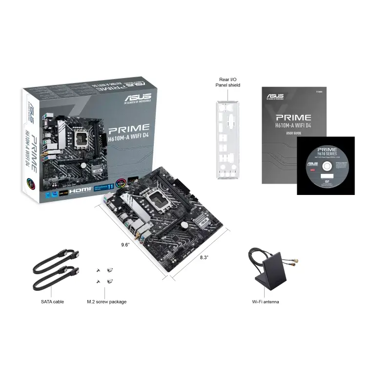 Дънна платка ASUS PRIME H610M-A WIFI D4, LGA 1700 mATX - image 3
