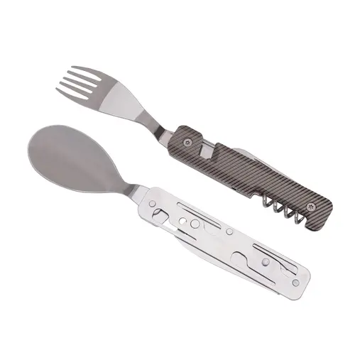 Комплект за хранене Akinod Multifunction Cutlery 13H25, Dark Grey Aluminium