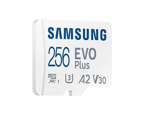 Memorie, Samsung 256GB card micro SD EVO Plus cu adaptor, interfață UHS-I, viteză de citire de până la 160MB/s - 3