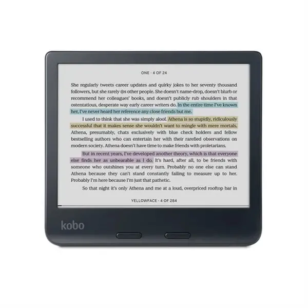Συσκευή ανάγνωσης e-book, Kobo Libra Colour e-Book Reader, οθόνη αφής E Ink Kaleido 7 ιντσών, 1680 x 1264, 32 GB, 2 GHz, Βάρος 0.215 kg, Ασύρματη - image 1