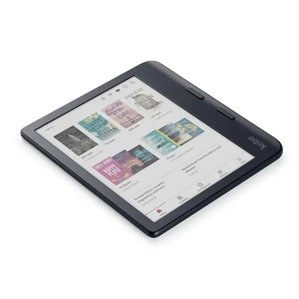 Четец за Е-книги, Kobo Libra Colour e-Book Reader, E Ink touchscreen 7 inch, 1680 x 1264, 32 GB, 1 GHz, Greutate 0.215 kg, Wireless Da, Comfort Light PRO, IPX8 - up to 60 mins in 2 metres of water, 15 file formats supported natively, Black - image 2