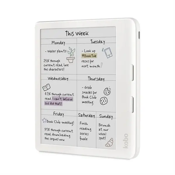 Συσκευή ανάγνωσης e-book, Kobo Libra Colour e-Book Reader, οθόνη αφής E Ink Kaleido 7 ιντσών, 1680 x 1264, 32 GB, 2 GHz, Βάρος 0.215 kg, Ασύρματη - image 1