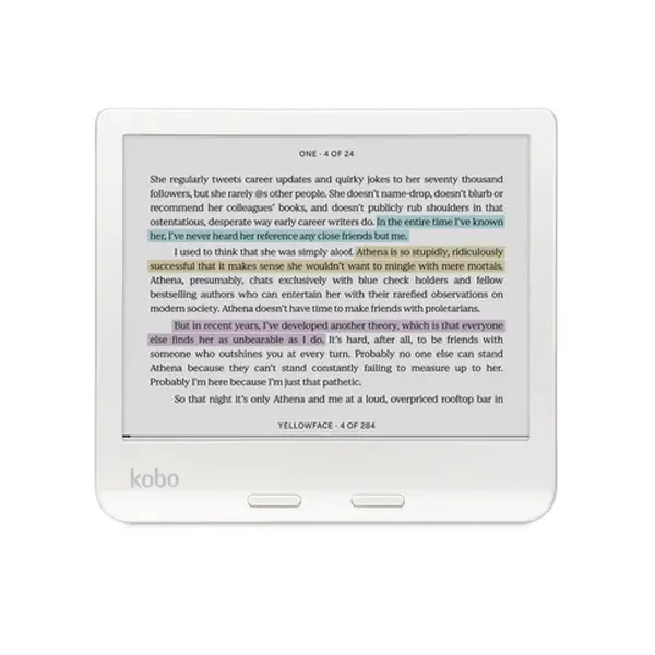 Συσκευή ανάγνωσης e-book, Kobo Libra Colour e-Book Reader, οθόνη αφής E Ink Kaleido 7 ιντσών, 1680 x 1264, 32 GB, 2 GHz, Βάρος 0.215 kg, Ασύρματη - image 2