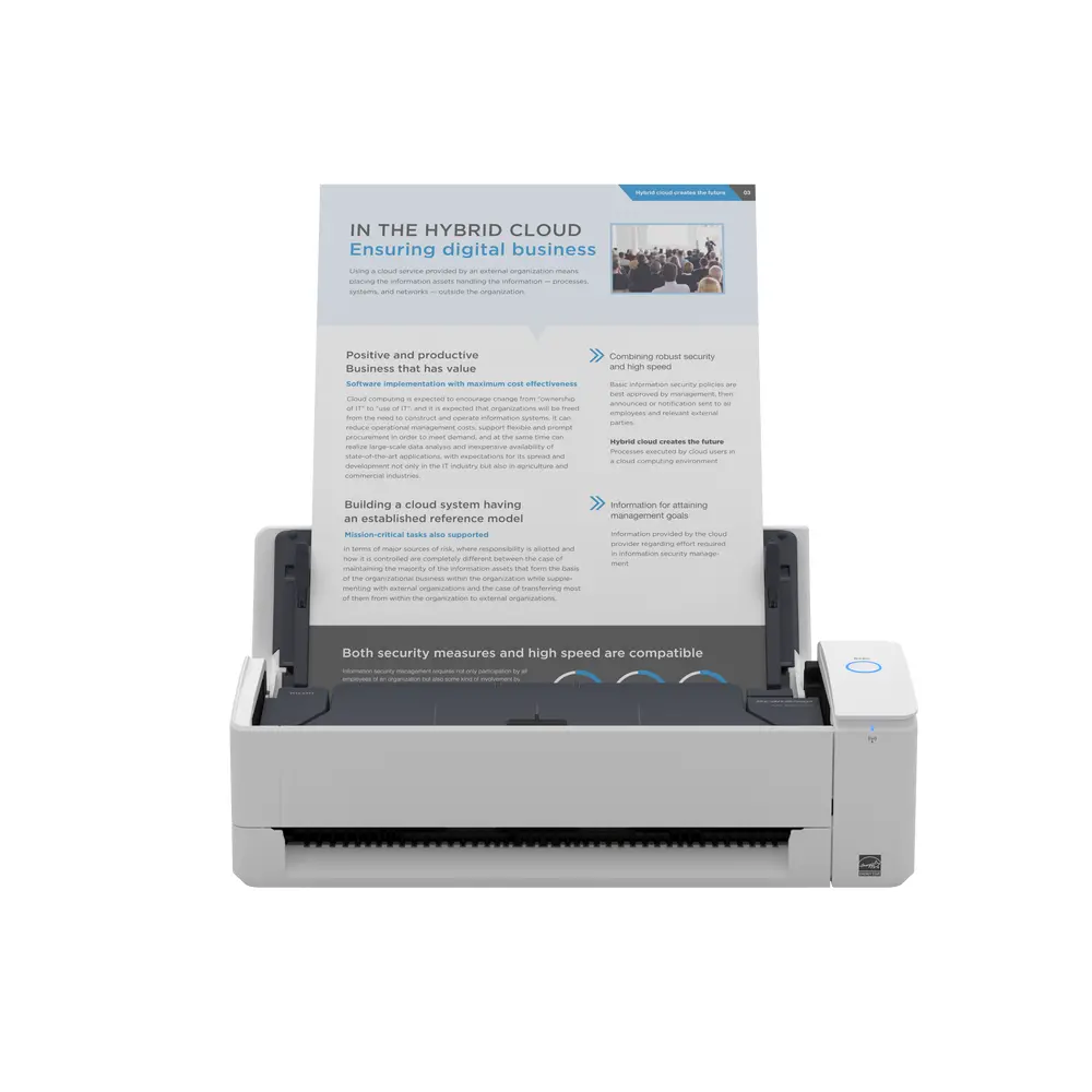 Scanner de documente Ricoh ScanSnap iX1300, ADF, 30 ppm, 600 dpi, USB, WiFi - image 2