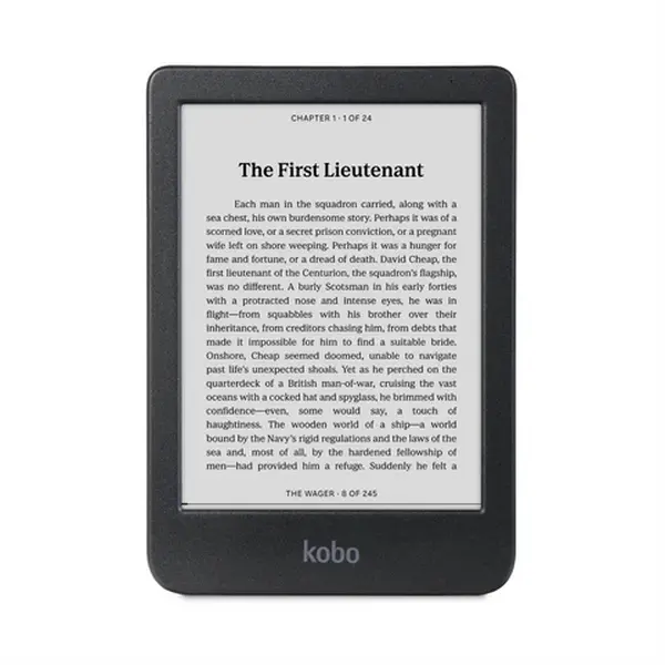 Συσκευή ανάγνωσης e-book, Kobo Clara BW αναγνώστης e-book, οθόνη αφής E Ink Carta 1300 6 ιντσών, 1448 x 1072 pixels, 16 GB, 1000 MHz/512 MB, 1 x USB
