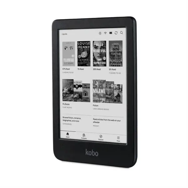 Συσκευή ανάγνωσης e-book, Kobo Clara BW αναγνώστης e-book, οθόνη αφής E Ink Carta 1300 6 ιντσών, 1448 x 1072 pixels, 16 GB, 1000 MHz/512 MB, 1 x USB - image 1