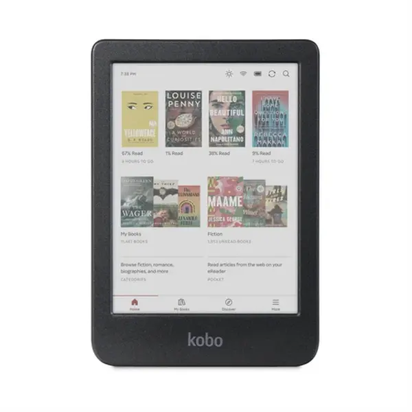 Четец за Е-книги, Kobo Clara Colour e-Book Reader, E Ink Kaleido touch screen 6 inch colour, 1448 x 1072 pixels, 16 GB, 1000 MHz/512 MB, 1 x USB C, Greutate 0.172 kg, Wireless Da, Comfort Light, 12 different fonts and over 50 font styles, Black