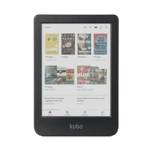 Συσκευή ανάγνωσης e-book, Kobo Clara Colour e-Book Reader, E Ink Kaleido οθόνη αφής 6 ιντσών έγχρωμη, 1448 x 1072 pixels, 16 GB, 1000 MHz/512 MB, 1 - 1