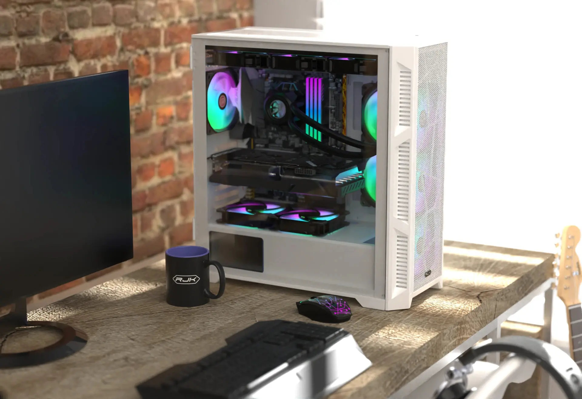 Raijintek кутия Case EATX - PONOS ULTRA WHITE MS4 - image 3