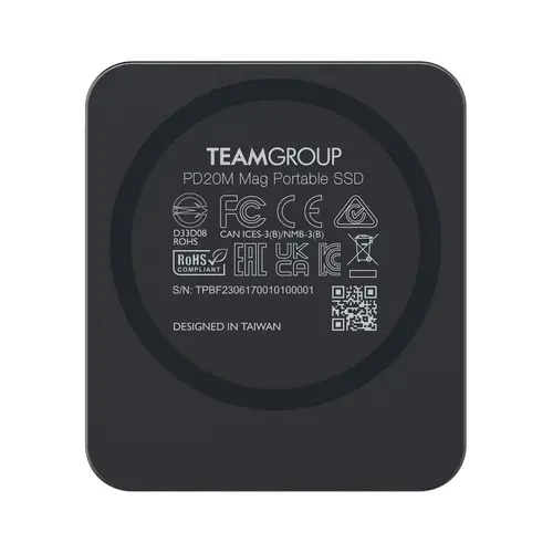 Team Group PD20M Mag Portable SSD 1TB, Titanium Gray - image 2