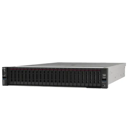 Сървър, Lenovo ThinkSystem SR650 V3, Xeon Silver 4509Y (8C 2.6GHz 22.5MB Cache/125W), 32GB (1x32GB, 4800MHz 1Rx4 DDR5 RDIMM), 8 SAS/SATA, 9350-8i, 1x1100W Titanium, 5 Standard Fans, XCC2 Platinum, Toolless V2 Rails
