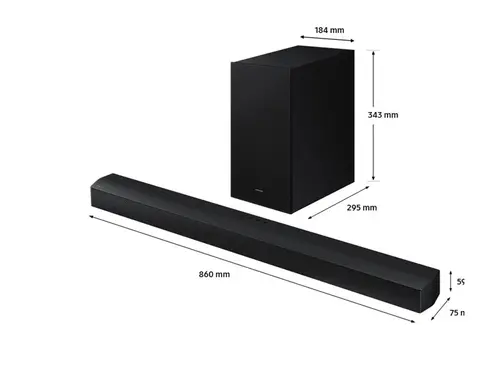 Аудио система, Samsung HW-B650D 3.1ch Soundbar Wireless Subwoofer Bluetooth Black - image 13