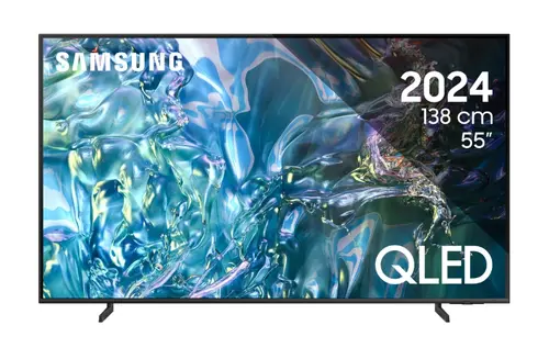 Телевизор, Samsung 55" 55Q60D AI 4K QLED, SMART, Wireless, Network, PIP, Bluetooth 5.2, 3xHDMI, 2xUSB, Black