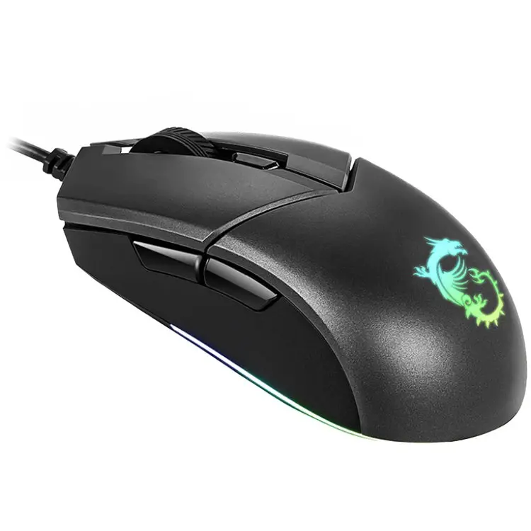 MSI CLUTCH GM11 Gaming Mouse, 89g (without cable), PixArt PMW-3325 Optical Sensor - 5000 DPI, RGB, OMRON Swtiches Rated for 10 Million Clicks, DPI Switch, 6 Programmable Buttons - image 2