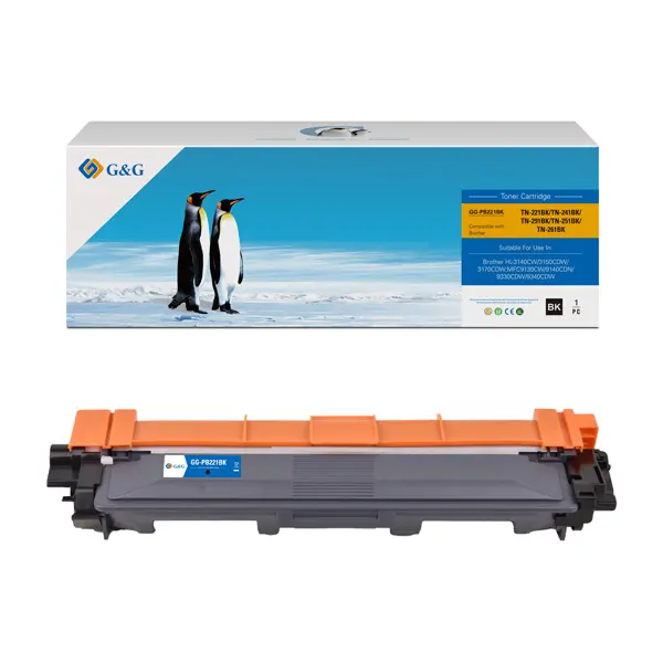 УНИВЕРСАЛНА КАСЕТА ЗА BROTHER HL 3140CW/3170CDW - Black - TN241B (TN-241B)/TN221B (TN-221B)/TN251B (TN-251B)/TN261B (TN-261B)/TN281B (TN-281B) - PN NT-PB221BK - G&G