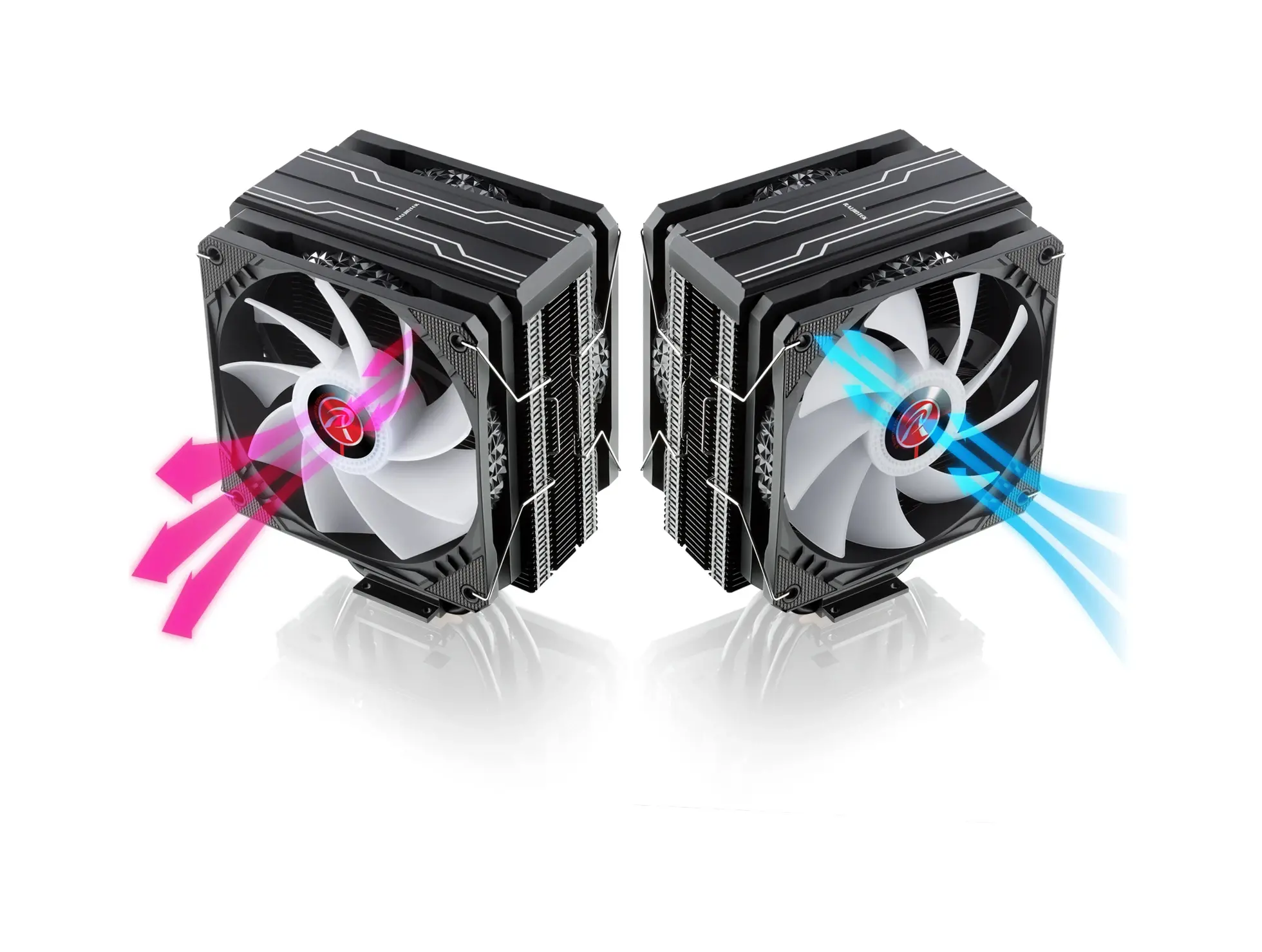 Raijintek охладител CPU Cooler - ELEOS 12 DUO RBW - Addressable RGB - image 6