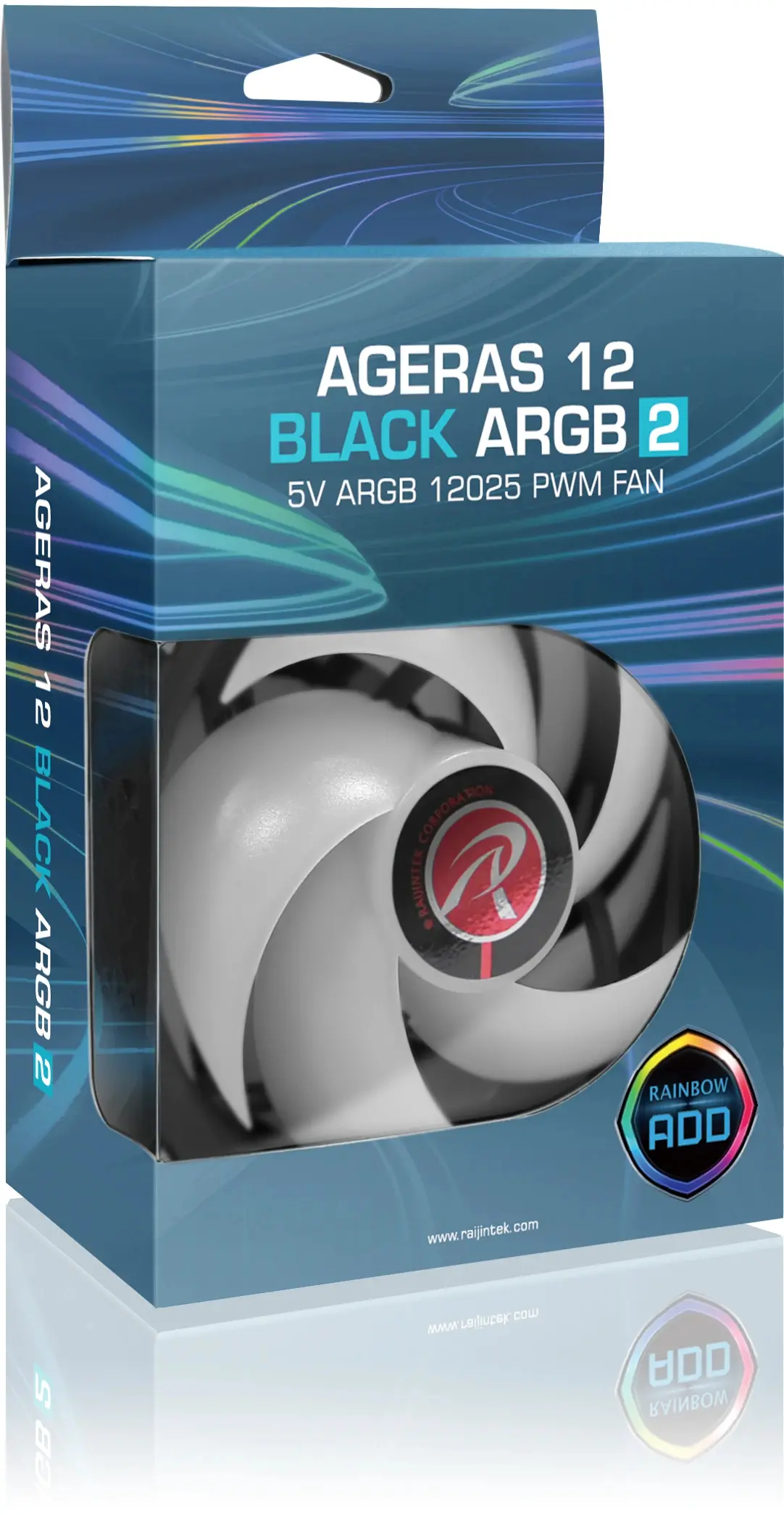 Raijintek комплект вентилатори Fan Pack 2-in-1 2x120mm - AGERAS 12 WHITE ARGB-2 - image 10