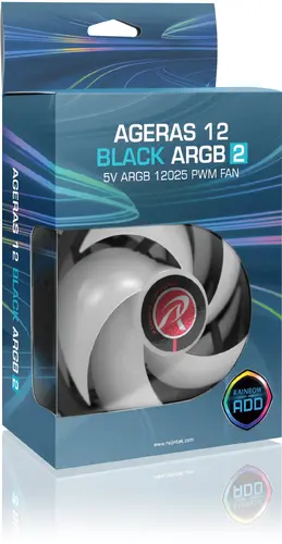 Raijintek σετ ανεμιστήρων Fan Pack 2-in-1 2x120mm - AGERAS 12 WHITE ARGB-2 - 11