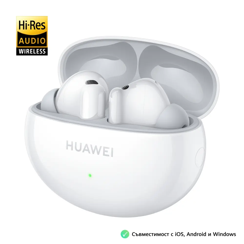 Слушалки, Huawei FreeBuds 6i White - image 1