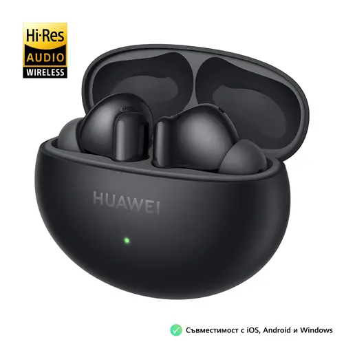 Слушалки, Huawei FreeBuds 6i Black - image 1