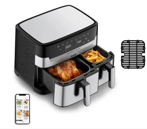 Συσκευή υγιεινής μαγειρικής, Tefal EY905D10 DUAL EASY FRY & GRILL SS EU - 7