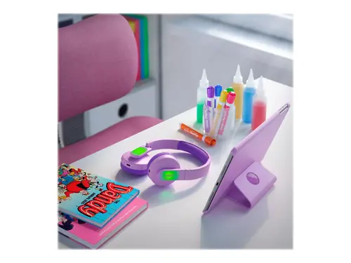 PHILIPS Детски Bluetooth слушалки  Светещи наушници Ограничена сила на звука до 85 dB розови - image 3