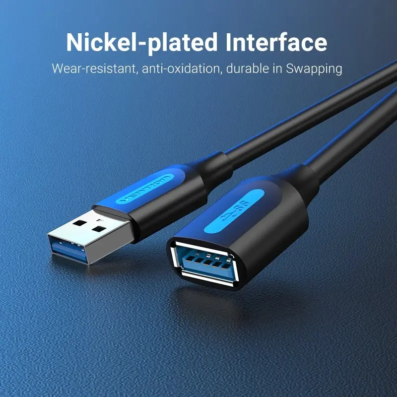 Vention Кабел USB 3.0  Extension AM / AF - 3.0M Black - CBHBI - image 10