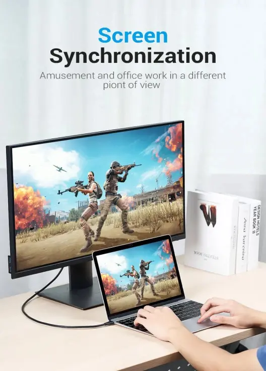 Vention кабел Cable Type-C to DisplayPort - 1.5m 8K Black - CGYBG - image 4
