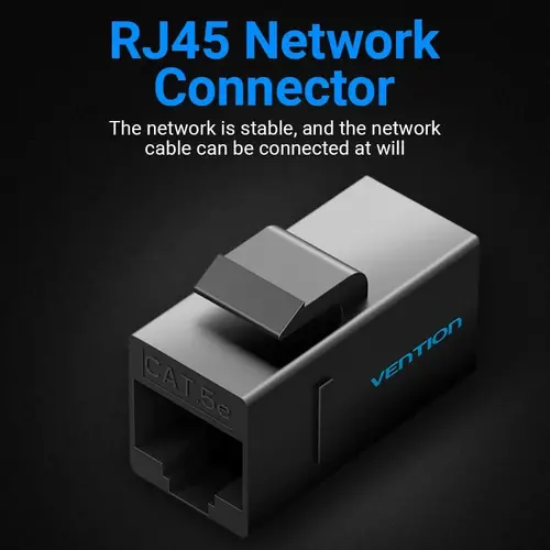 Vention Съединител LAN 8P8C Coupler - VDD-B07-B - image 5