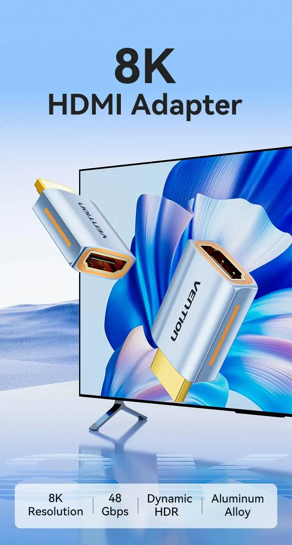 Vention Адаптер Adapter HDMI M / HDMI F - AIVH0 - image 11