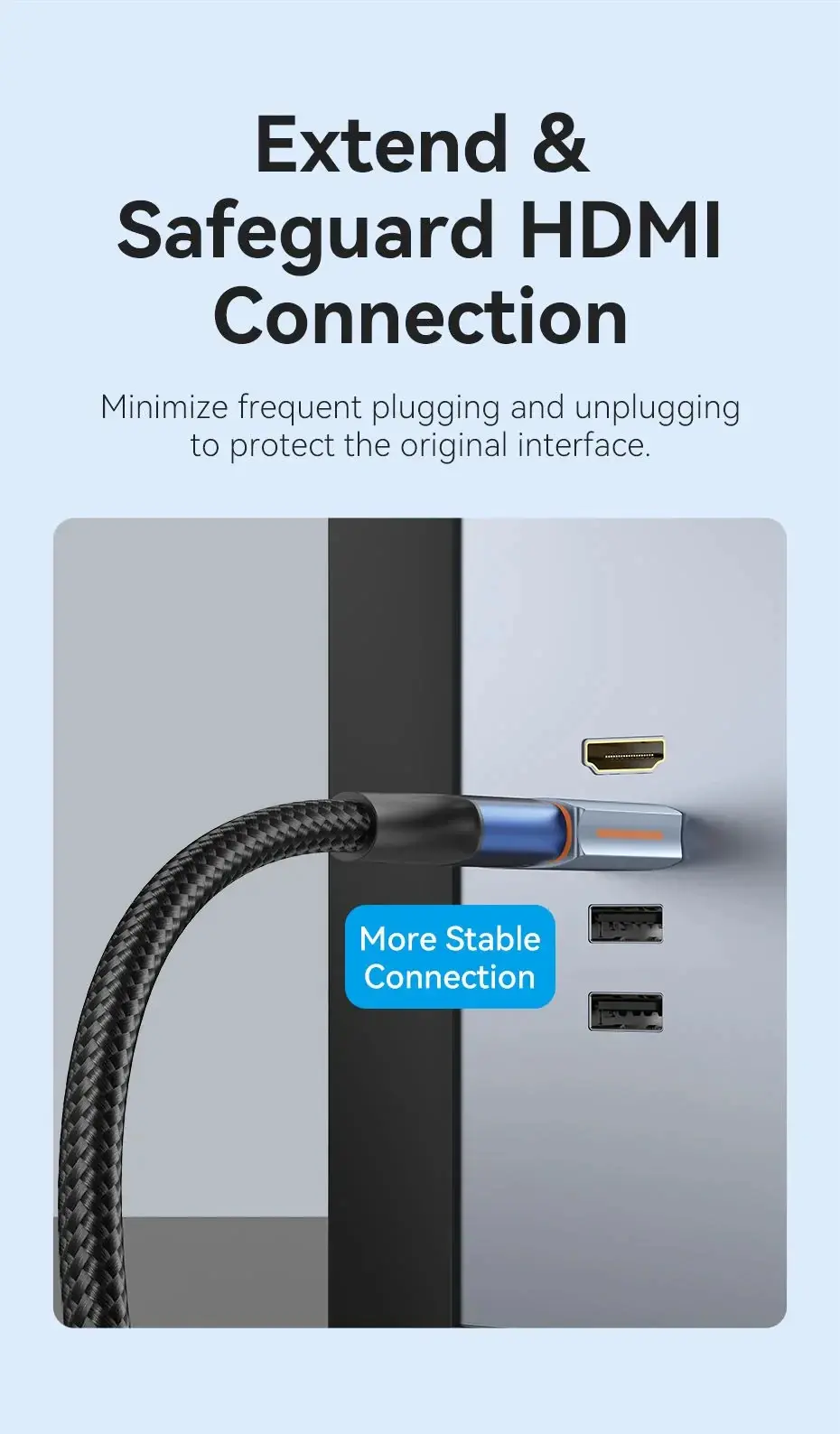 Vention Адаптер Adapter HDMI M / HDMI F - AIVH0 - image 12