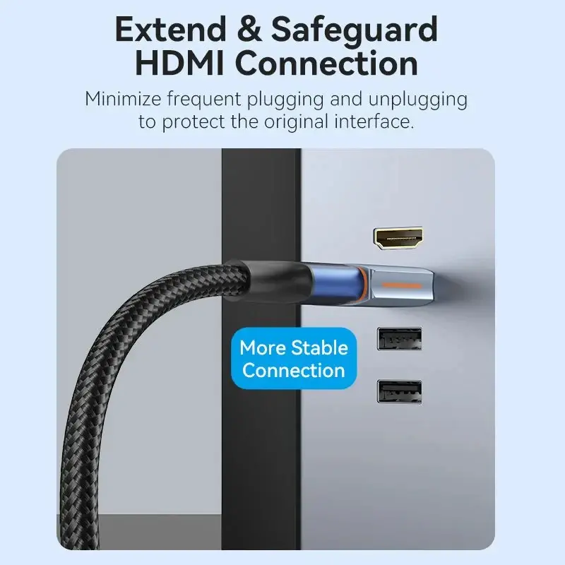 Vention Адаптер Adapter HDMI M / HDMI F - AIVH0 - image 2