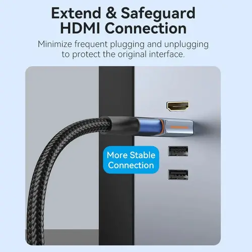 Vention Адаптер Adapter HDMI M / HDMI F - AIVH0 - image 2