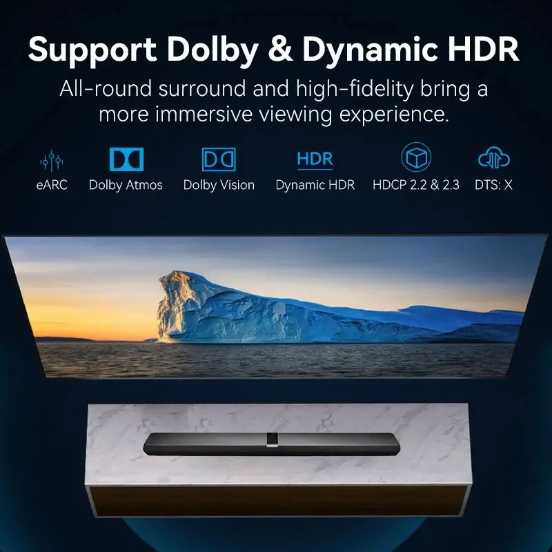 Vention Адаптер Adapter HDMI M / HDMI F - AIVH0 - image 5