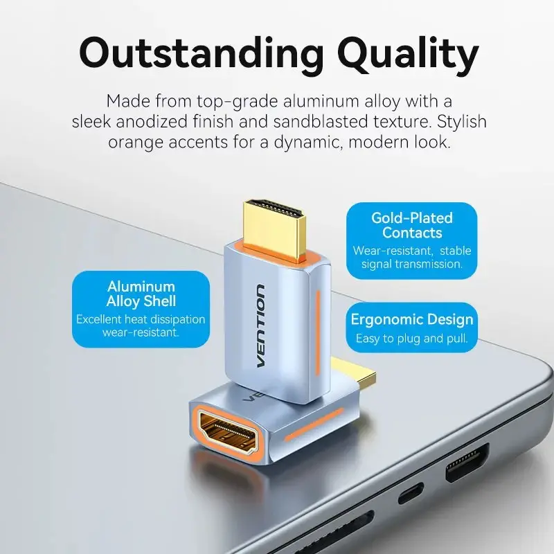 Vention Адаптер Adapter HDMI M / HDMI F - AIVH0 - image 7
