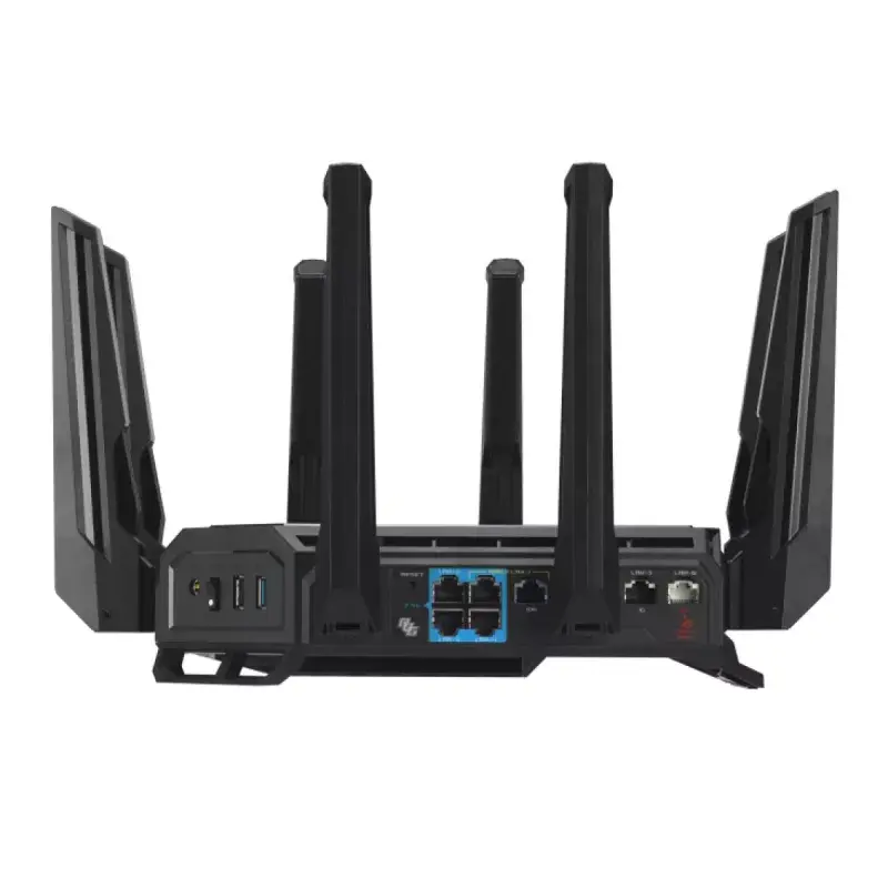 Router, Asus Gaming Router Wireless, ROG Rapture GT-BE98, BE25000, Quad-Band, procesor Quad-Core 2.6GHz, 256MB/2GB Flash/RAM, 10G dual-port, 2.5G - image 2