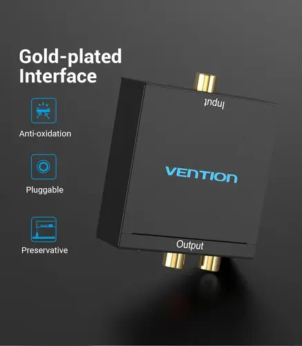 Vention аудио конвертор Analog Audio Convertor Optical/Coaxial F -> 2 x RCA/TRS 3.5mm F - BDFB0 - image 10